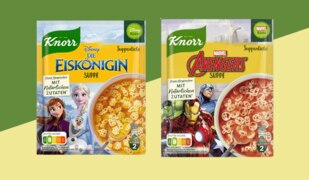 Knorr Suppenliebe: Die Eiskönigin & Avengers Suppe