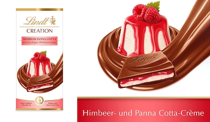 Neu: Lindt Himbeer Panna Cotta