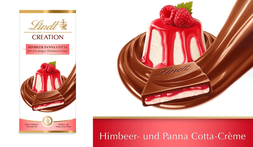 Neu: Lindt Himbeer Panna Cotta