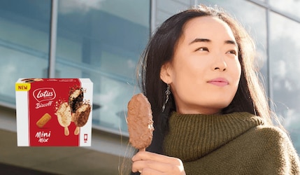 Lotus Biscoff Mini Mix Eis am Stiel