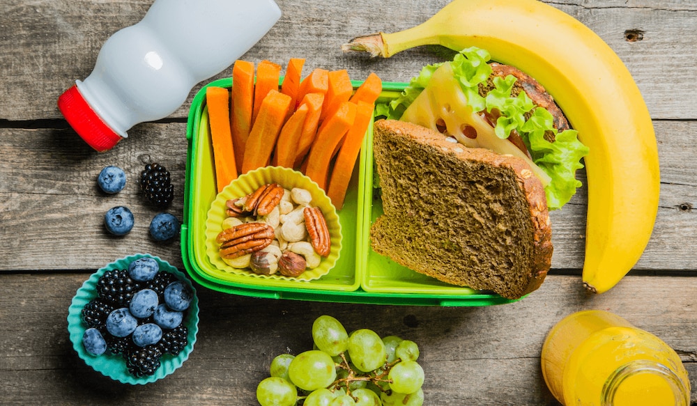 Sandwich Bunte Lunchbox für Kinder