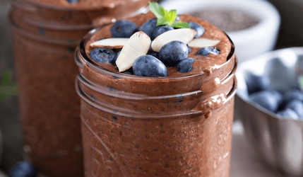 Schokoladen Chia Pudding