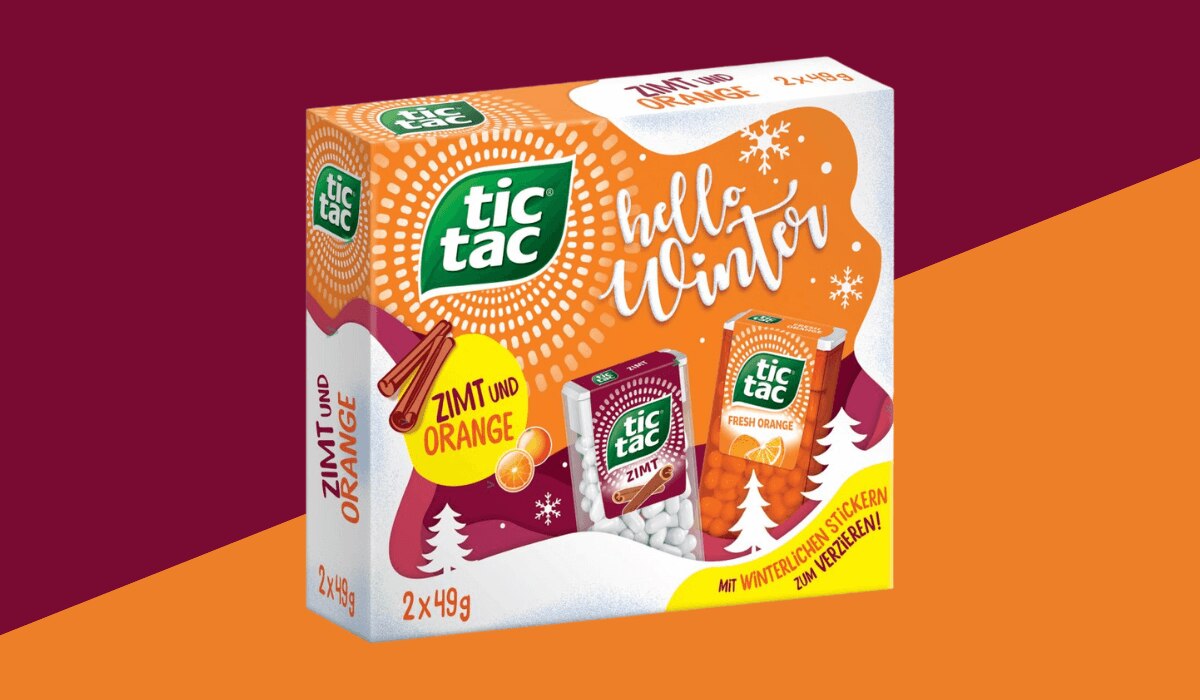 Winter Edition: tic tac Zimt und Orange