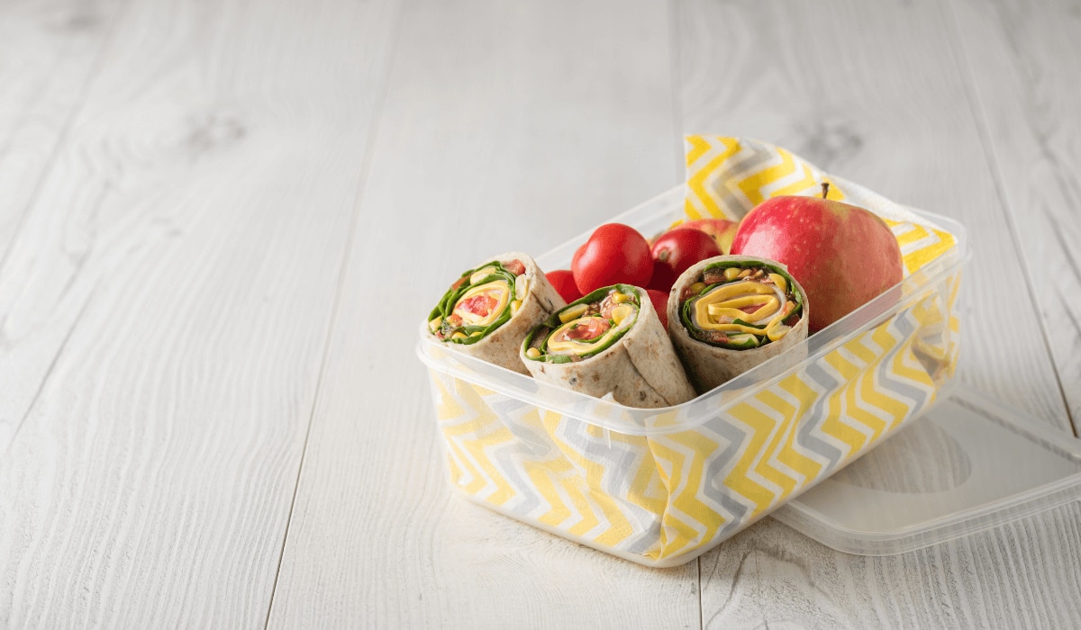 Lunchbox Wraps für Schule / Kindergarten