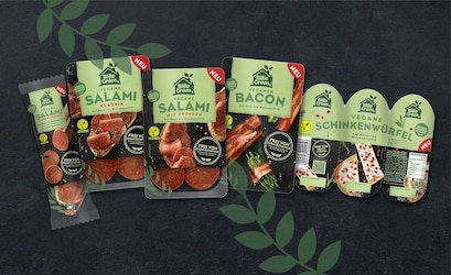Billie Green: Die neue Marke bringt vegane Salami, Schinkenwürfel und Bacon heraus