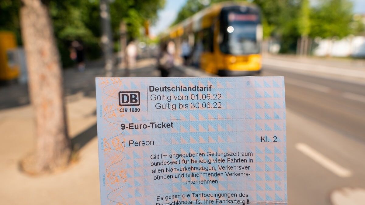 Preissenkung im August 2022 für Bahnticket