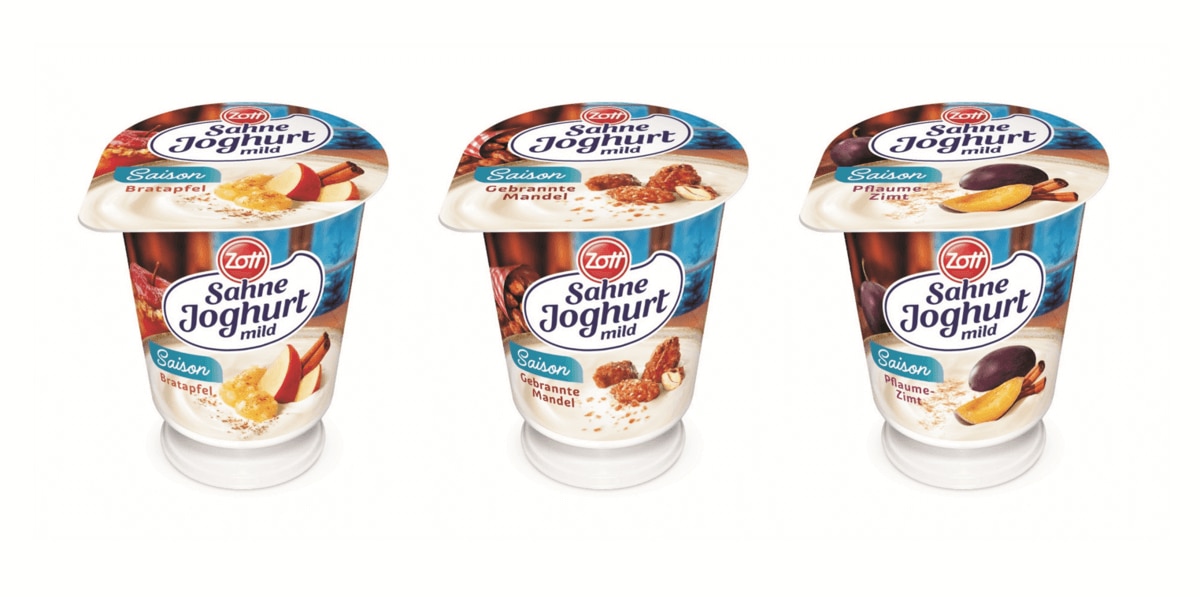 Zott Sahnejoghurt Wintersorten 2022