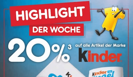 20 % auf kinder Produkte bei Netto Marken-Discount