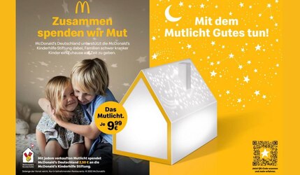 Mutlichter bei McDonald's kaufen - Die Nachtlichter für den guten Zweck!