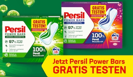 Persil Power Bars 100 % Cashback-Aktion: Jetzt gratis testen