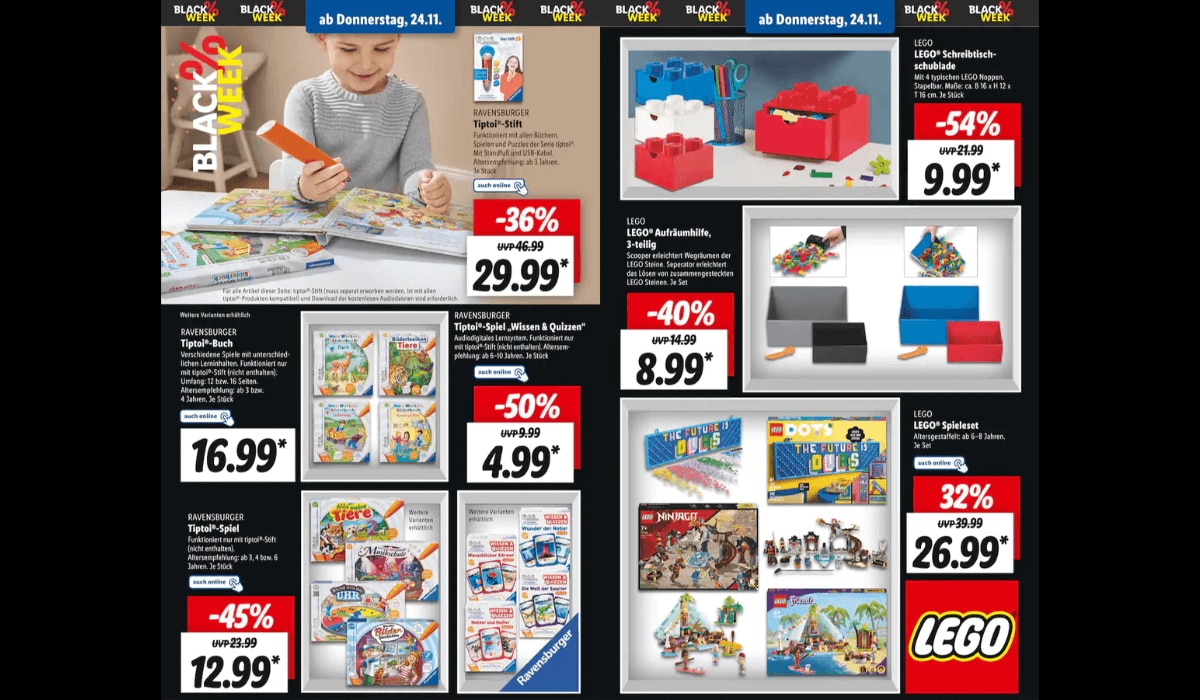 Black Week Angebote bei Lidl