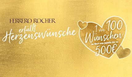 Ferrero Rocher erfüllt jetzt Herzenswünsche: Das Gewinnspiel zum Jahresende