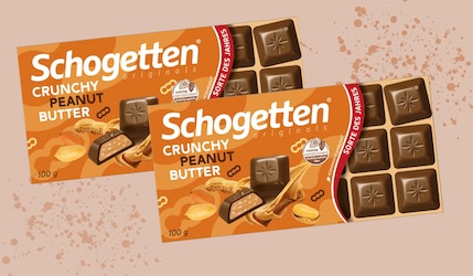 Schogetten Sorte des Jahres 2022 - Crunchy Peanut Butter