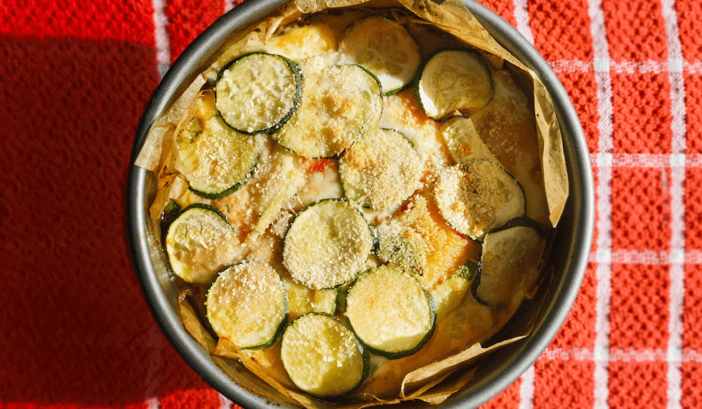 Rezept für Zucchini-Lasagne