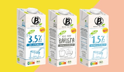 Berief vegane Milchalternativen - Hafer-Soja-Drink Fettarm & Barista neu im Sortiment