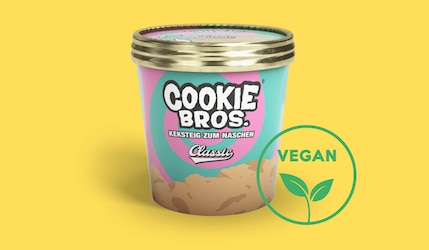 Cookie Bros. Classic Keksteig bald auch in vegan