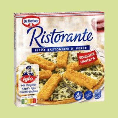 Dr. Oetker Fischstäbchen Pizza