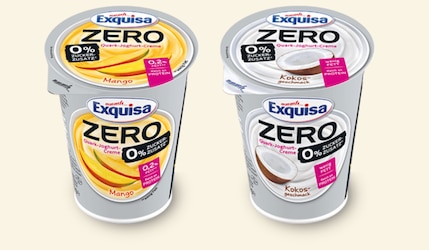 Neu im Kühlregal: Exquisa Zero Mango & Kokosgeschmack