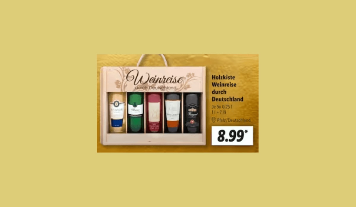 Lidl Weinreise Geschenk unter 20 Euro