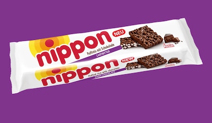 Nippon Zartbitter: Der Puffreis mit dunkler Schokolade ist da