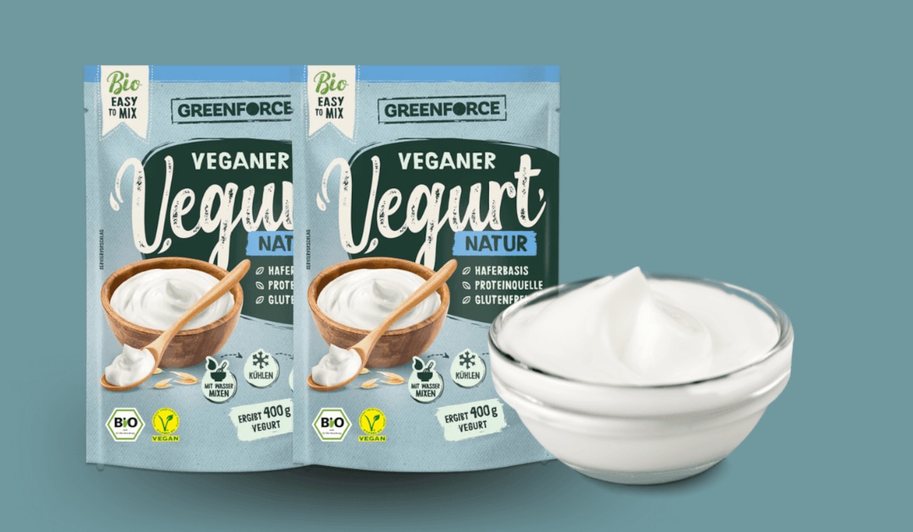 Greenforce Veghurt - Das vegane Joghurtpulver auf Haferbasis