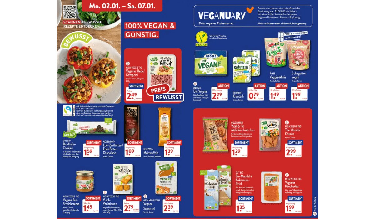 Aldi Nord Prospekt Highlights KW 1 2023