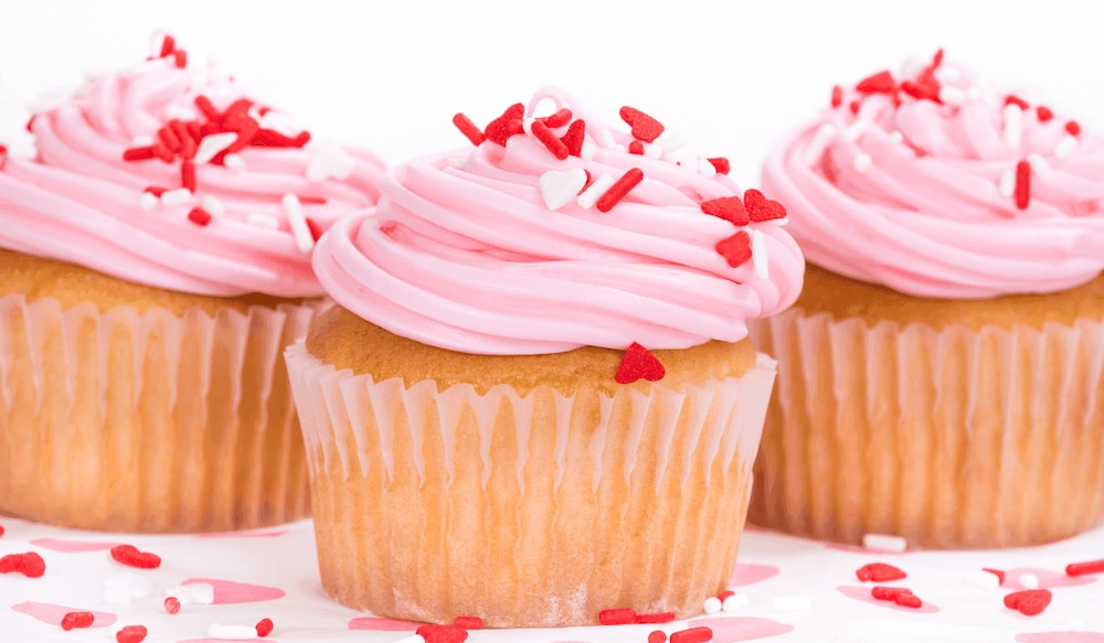 Cupcakes Valentinstag