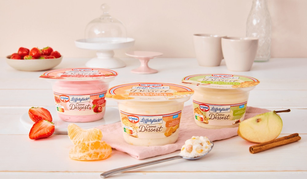 Dr. Oetker Löffelglück Creme Dessert nach Kuchenart