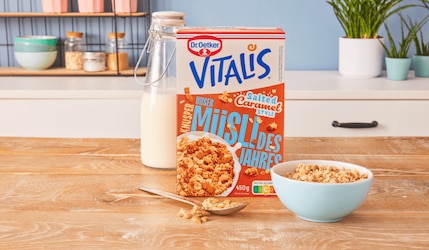 Dr. Oetker Vitalis Müsli des Jahres Salted Caramel Style