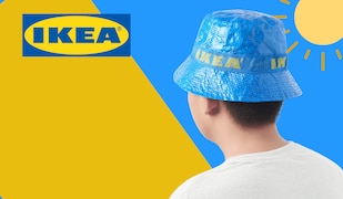IKEA Fischerhut KNORVA - Die blaue IKEA Tüte als Trend-Hut kaufen