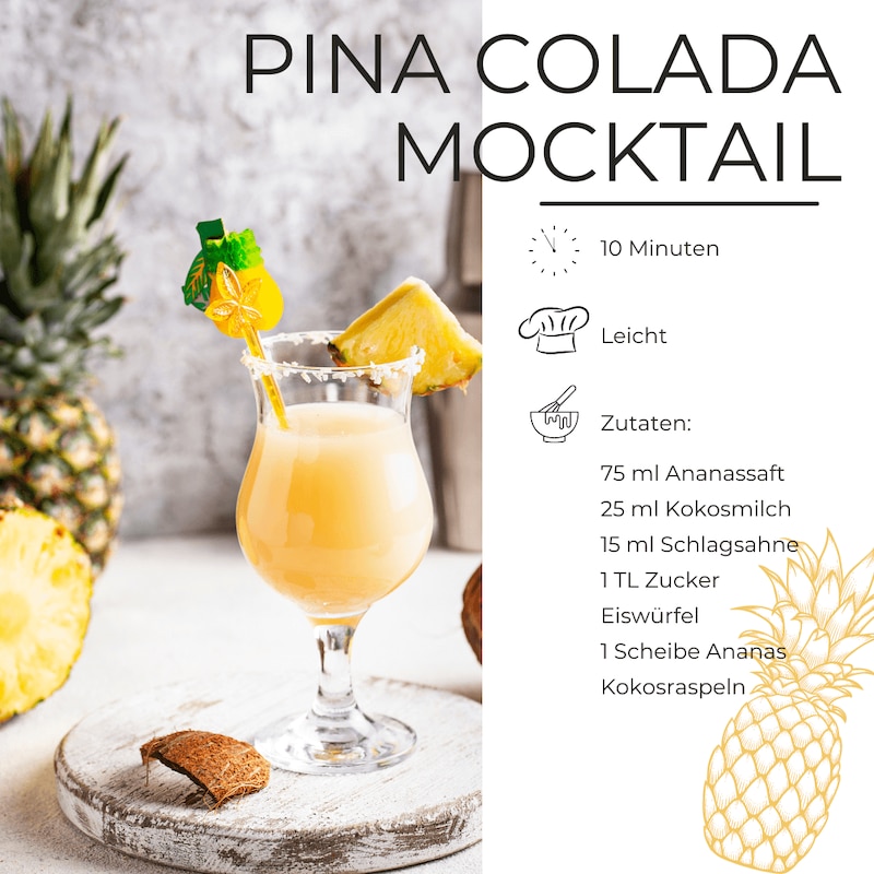 Pina Colada Mocktail