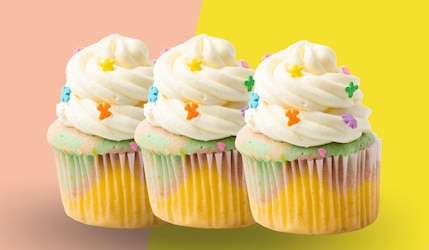 Regenbogen-Muffins - Das leckere Faschingsrezept