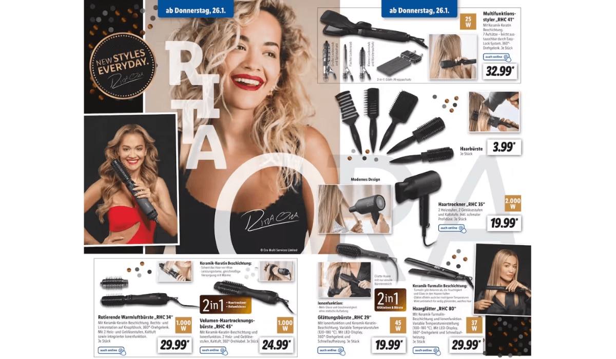 Rita Ora Produkte bei Lidl