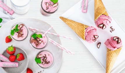 Neu: Das Yogurette Eis mit Erdbeergeschmack versüßt uns das Jahr
