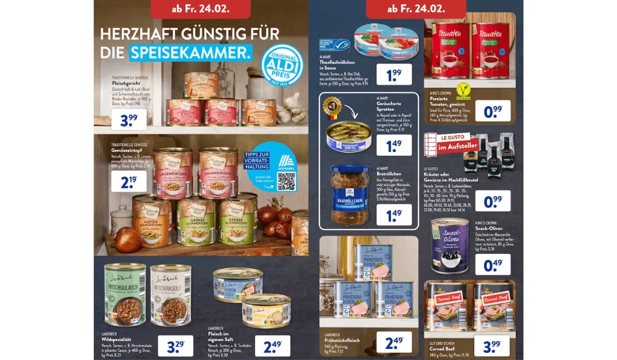 ALDI Süd Prospekte Highlights KW 8 / 23