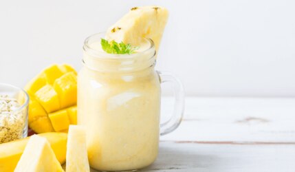 Ananas Mango Smoothie mit Vanille