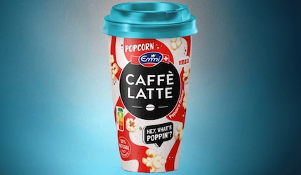 Emmi Caffé Latte Popcorn: Der Topmodel-Kaffee