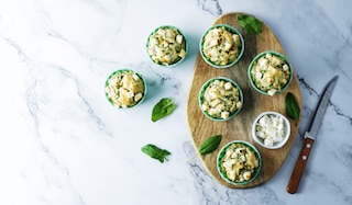 Herzhafte Feta-Spinat-Muffins - Das leckere Rezept