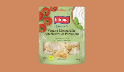 Hilcona Originale Mezzelune: Vegane Mozzarella-Alternative & Pomodoro