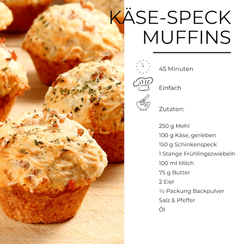 Käse-Speck-Muffins