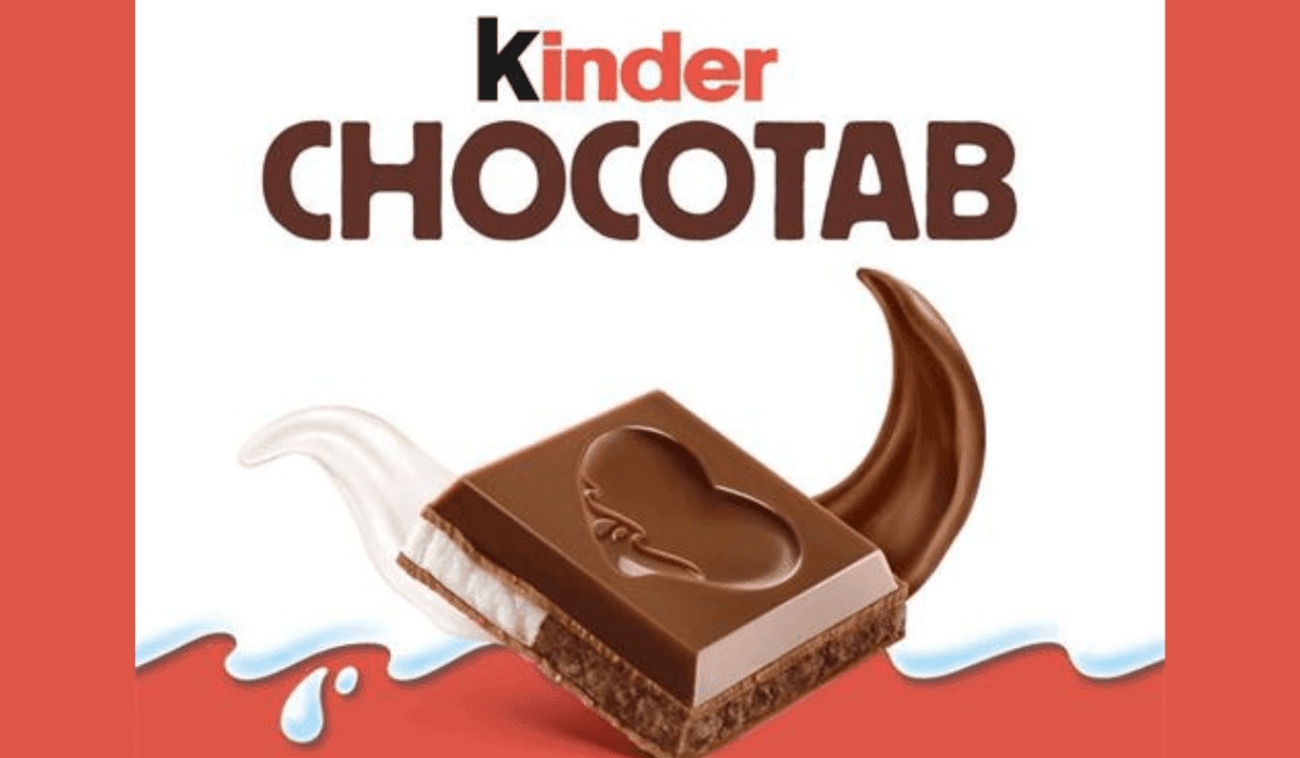 kinder Chocotab: Die neue Schokoladentafel in vier leckeren Sorten