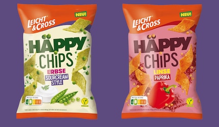 LEICHT&CROSS Häppy Chips neu im Snack-Regal