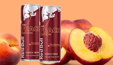 Red Bull The Peach Edition - Limitierte Edition Persikosmak