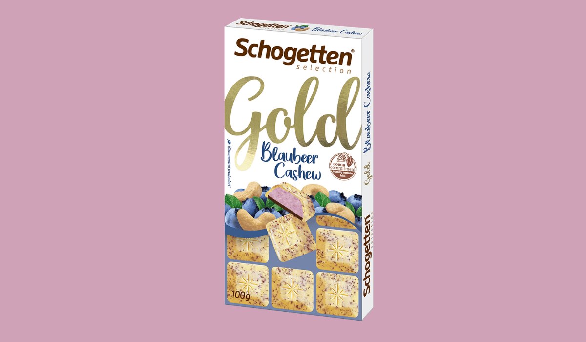 Schogetten Gold Selection Blaubeer Cashew