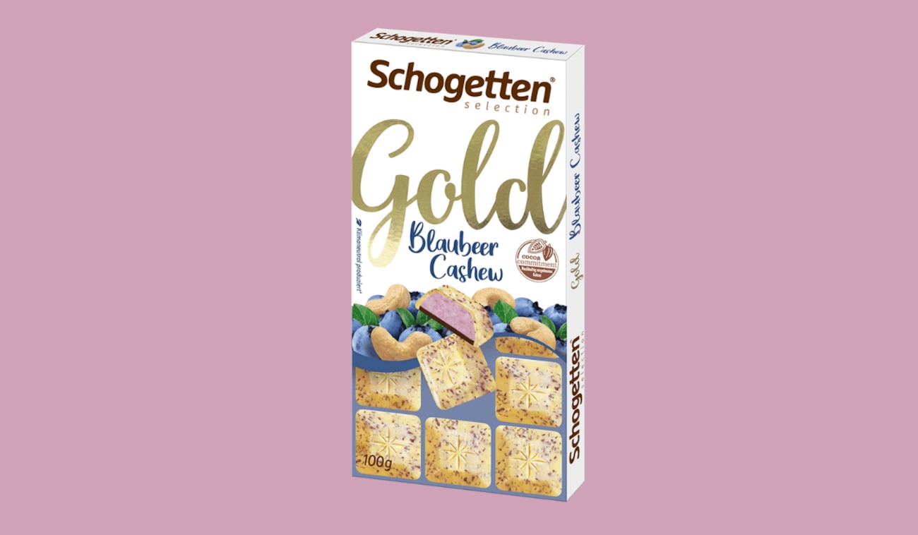 Schogetten Selection Gold: Blaubeer Cashew