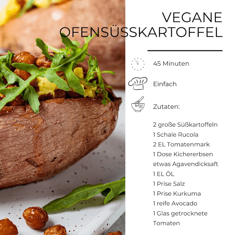 Vegane Süßkartoffel