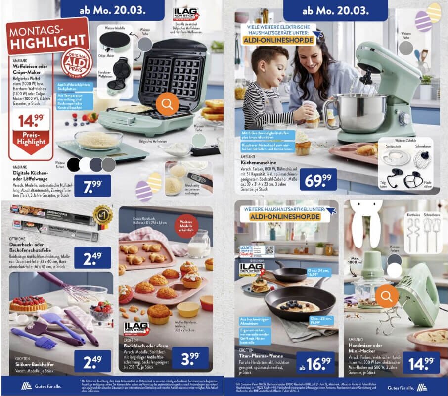 Aldi Süd Back-Angebote KW 12 2023