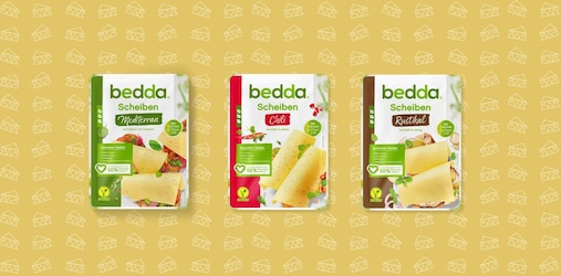 bedda Rustikal, Mediterran & Chili - Vegane Käse-Alternativen in drei neuen Sorten