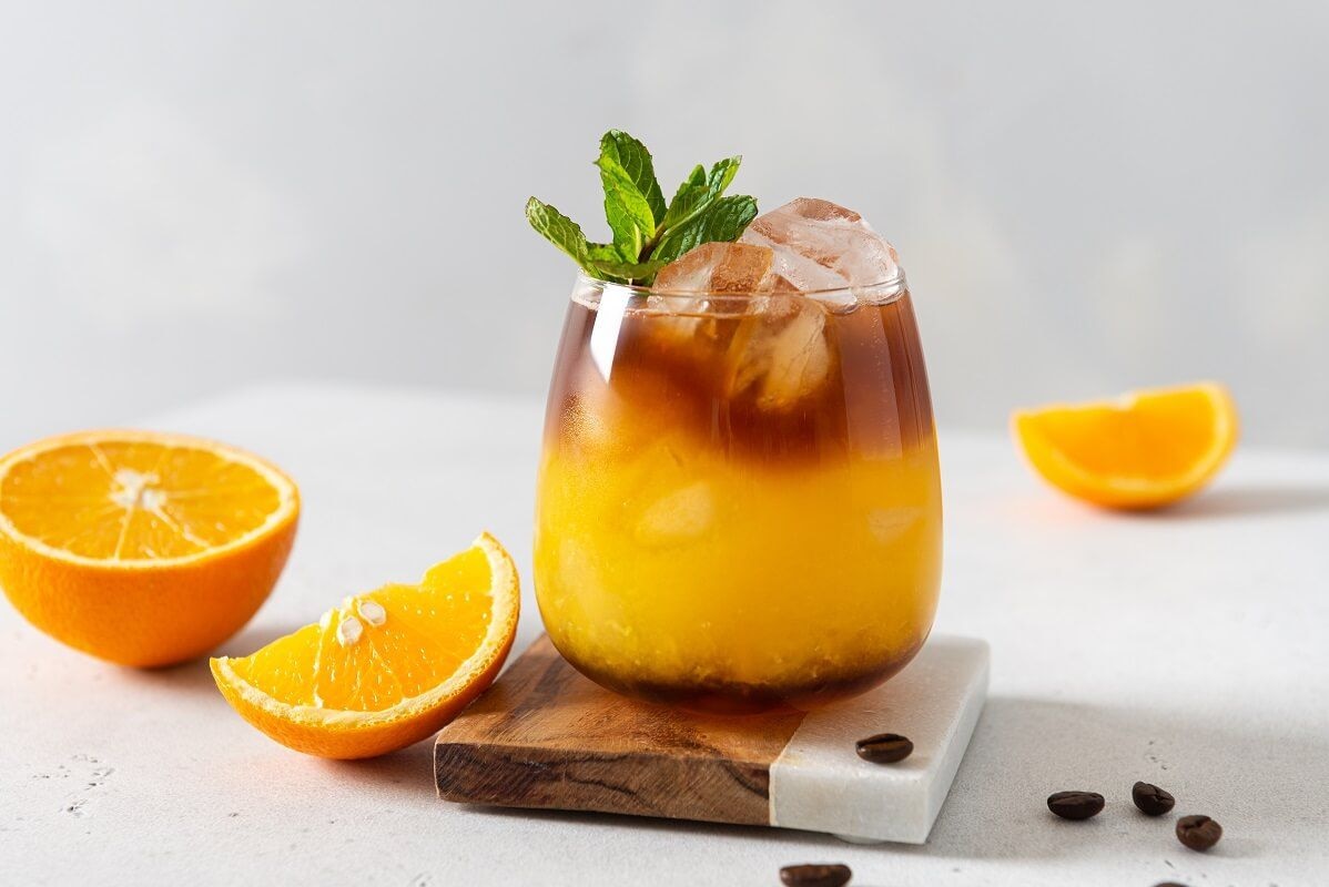 Rezept für Orangensaft Espresso