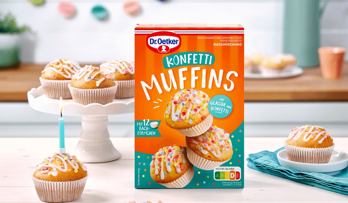 Neu: Konfetti Muffins von Dr. Oetker